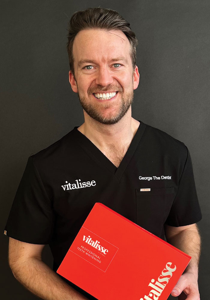 George the dentist Vitalisse Teeth Whitening Ambassador
